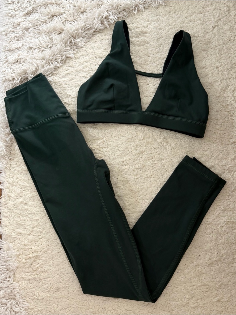 💚 LIAISON THE LABEL - BRIDGE PANT AND PLUNGE BRA IN PINE 🌲